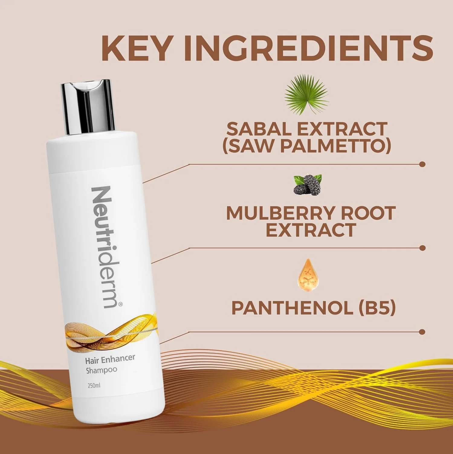 شامپو تقویت کننده مو نوتريدرم، شامپو ضخیم کننده و تقویت کننده برای موهای ضعیف و نازک، شامپو مرطوب کننده برای موهای آسیب دیده، 250 میلی لیتر شامپو تقویت کننده مو نوتريدرم، شامپو ضخیم کننده و تقویت کننده برای موهای ضعیف و نازک، شامپو مرطوب کننده برای موهای آسیب دیده، 250 میلی لیتر