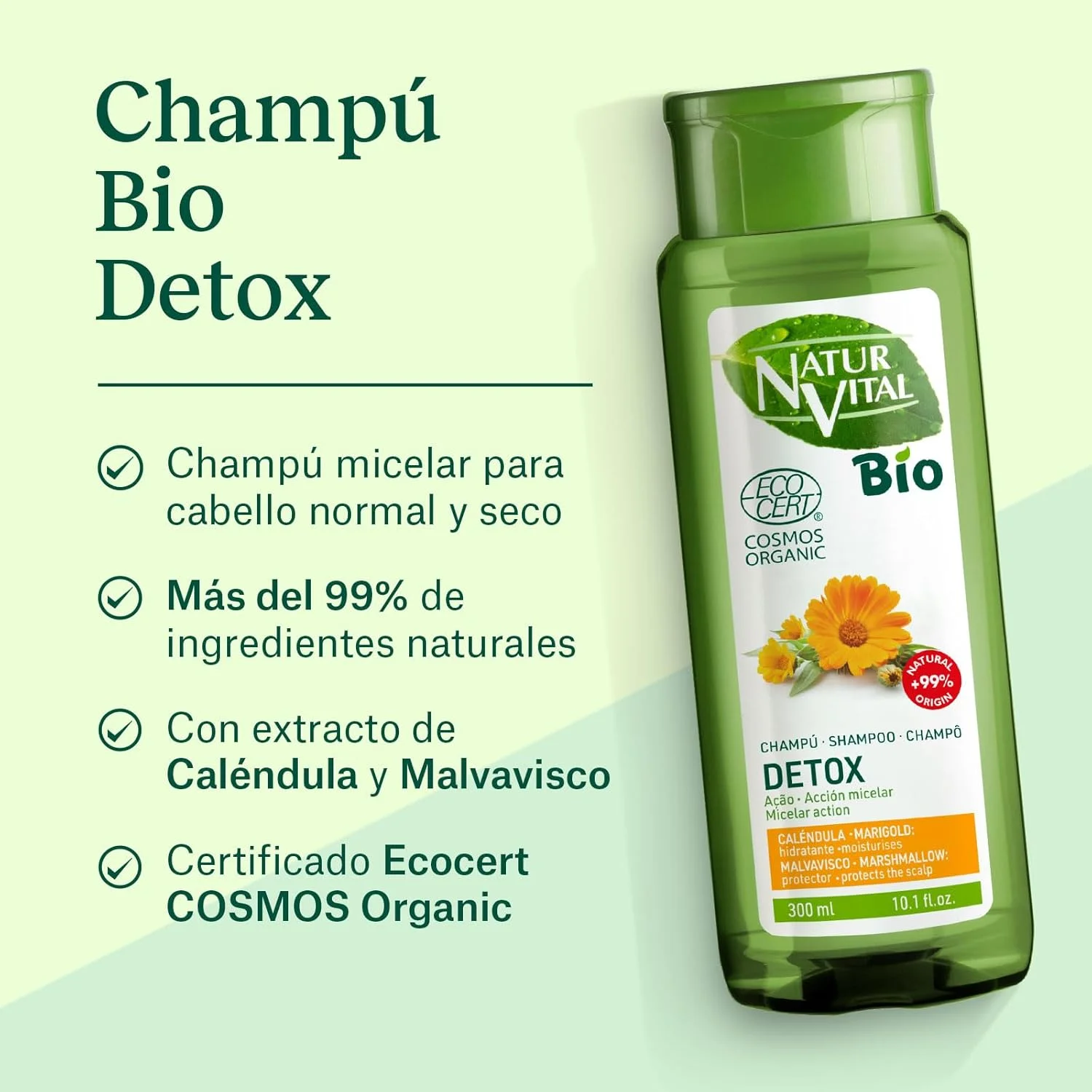 شامپو سم زدای موهای شکننده ناتور ویتال ناتورالزا و ویدا 300 میلی لیتر شامپو سم زدای موهای شکننده ناتور ویتال ناتورالزا و ویدا 300 میلی لیتر