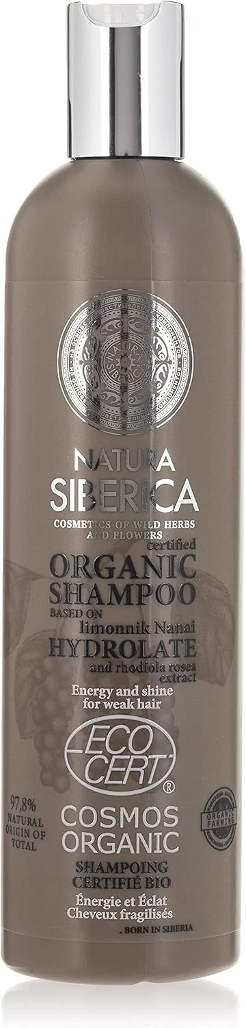 شامپو ارگانیک تایید شده ناتورا سیبریکا - انرژی و درخشش برای موهای ضعیف، 400 میلی لیتر شامپو ارگانیک تایید شده ناتورا سیبریکا - انرژی و درخشش برای موهای ضعیف، 400 میلی لیتر
