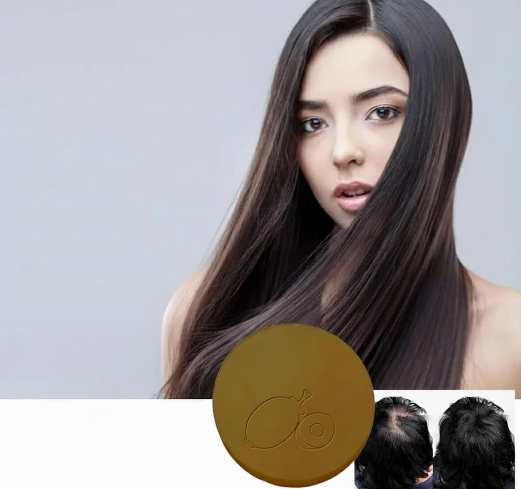 شامپو بار روغن باتانا نالاکال، شامپو جامد روغن باتانا خالص، شامپو بار مسافرتی برای مو، صابون موی طبیعی برای تقویت، حجم دهی و ضخیم کردن انواع مو