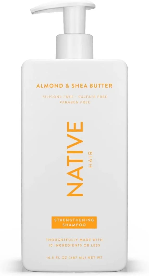 شامپو تقویت کننده موی وگان نیتیو با بادام و شی باتر، تمیز، بدون سولفات، پارابن و سیلیکون - 487 میلی لیتر شامپو تقویت کننده موی وگان نیتیو با بادام و شی باتر، تمیز، بدون سولفات، پارابن و سیلیکون - 487 میلی لیتر
