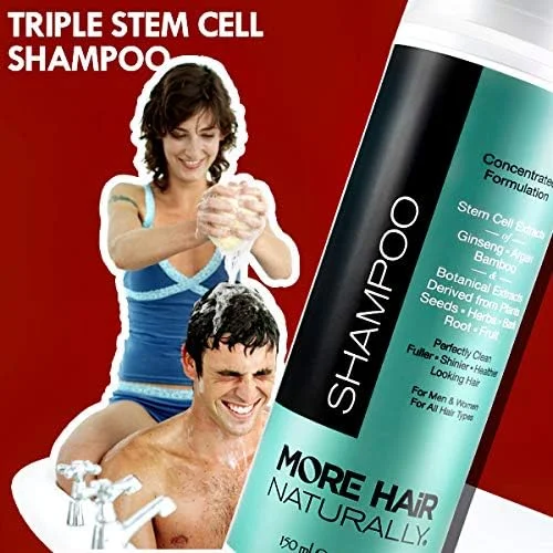 شامپو سه گانه سلول های بنیادی برای موهای بیشتر به طور طبیعی: بهبود مو با تکنولوژی روز