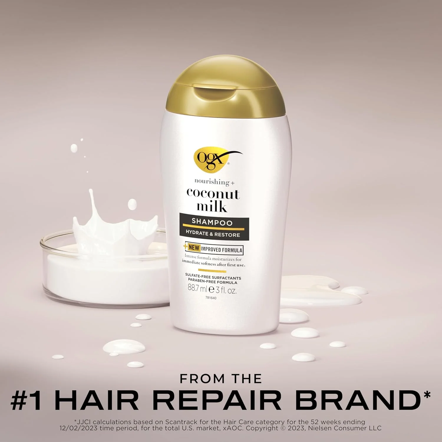 شامپو مغذی شیر نارگیل او جی ایکس، حجم مسافرتی، 88 میلی لیتر شامپو مغذی شیر نارگیل او جی ایکس، حجم مسافرتی، 88 میلی لیتر