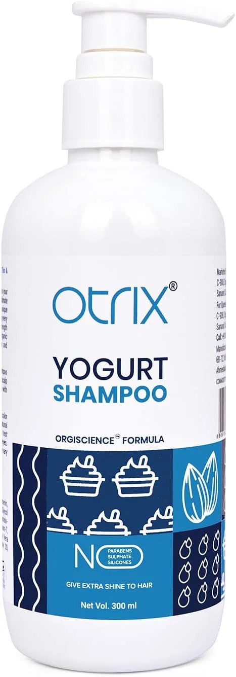 شامپو ماست مغذی اوتریکس با توکوفرول، فرمول آبرسان با پروبیوتیک ها و ویتامین ها، برای موهای صاف و قوی، 300 میلی لیتر