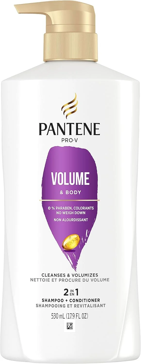 شامپو و نرم کننده 2 در 1 پنتن پرو-وی حجم دهنده و تقویت کننده، بطری پمپی 530 میلی لیتری شامپو و نرم کننده 2 در 1 پنتن پرو-وی حجم دهنده و تقویت کننده، بطری پمپی 530 میلی لیتری