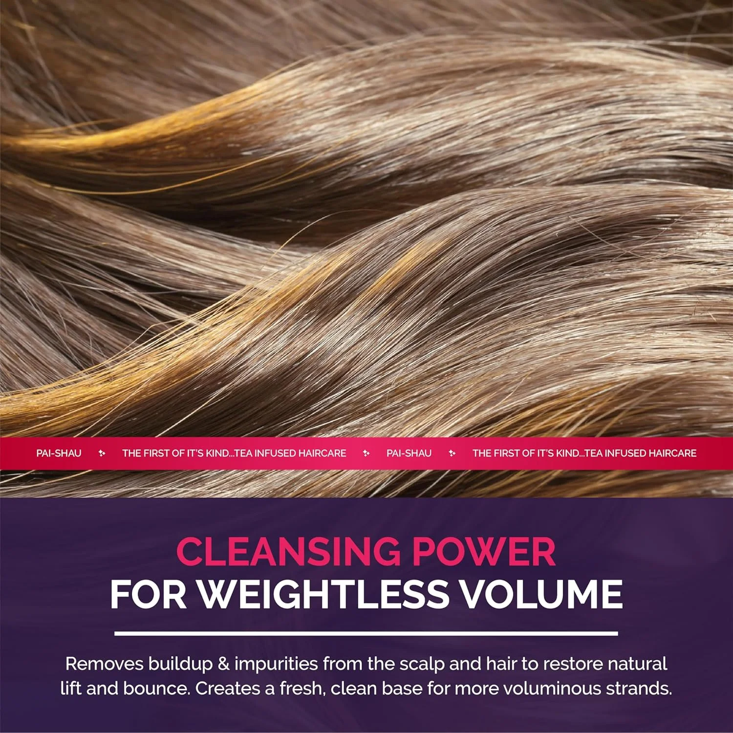 شوینده مو حجم دهنده Pai-Shau Opulent، 1000 میلی لیتر