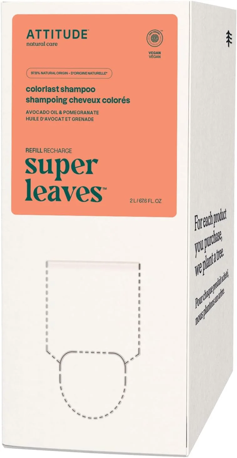 شامپو محافظ رنگ مو آتتیود، دارای تاییدیه EWG، تست شده توسط متخصصین پوست، بر پایه گیاهان و مواد معدنی، محصولات زیبایی وگان، روغن آووکادو و انار، حجم بزرگ، 2000 میلی لیتر شامپو محافظ رنگ مو آتتیود، دارای تاییدیه EWG، تست شده توسط متخصصین پوست، بر پایه گیاهان و مواد معدنی، محصولات زیبایی وگان، روغن آووکادو و انار، حجم بزرگ، 2000 میلی لیتر