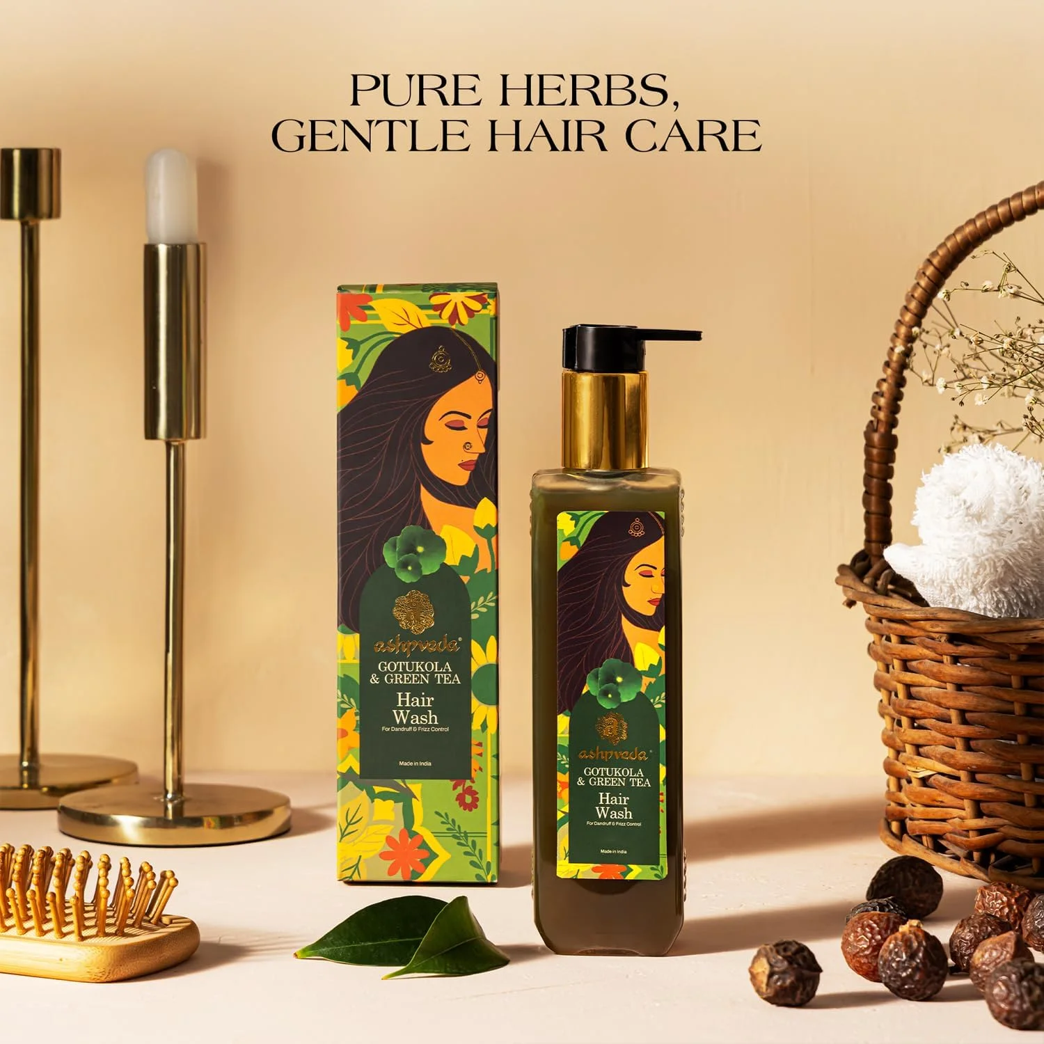 شامپو شستشوی مو آشپودا حاوی گوتو کولا و چای سبز - تقویت کننده موهای سالم، ابریشمی و صاف - مواد طبیعی با کنترل وز مو (200 میلی لیتر) شامپو شستشوی مو آشپودا حاوی گوتو کولا و چای سبز - تقویت کننده موهای سالم، ابریشمی و صاف - مواد طبیعی با کنترل وز مو (200 میلی لیتر)