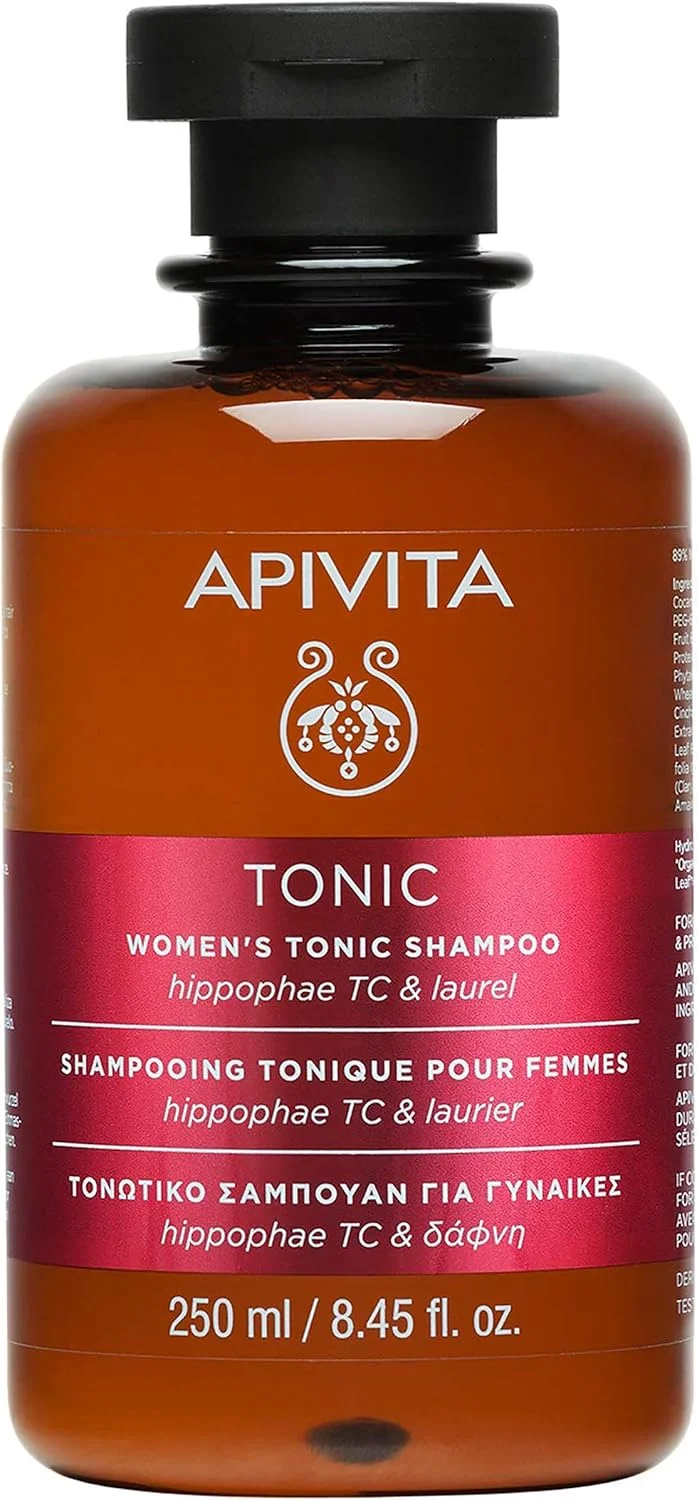 شامپو تقویت کننده مو زنانه APIVITA حجم 250 میلی لیتر | حاوی گیاه هিপوفائه، ویتامین A و E، شامپو طبیعی زنانه که باعث افزایش رشد و تقویت موها برای جلوگیری از ریزش مو می شود شامپو تقویت کننده مو زنانه APIVITA حجم 250 میلی لیتر | حاوی گیاه هিপوفائه، ویتامین A و E، شامپو طبیعی زنانه که باعث افزایش رشد و تقویت موها برای جلوگیری از ریزش مو می شود