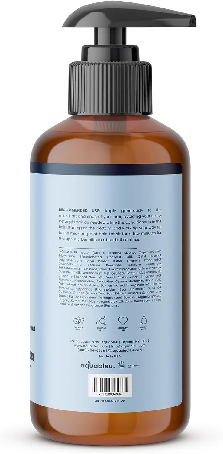 نرم کننده بیوتین آکوابلو - حجم دهنده و ضخیم کننده طبیعی برای موهای پرپشت تر - غنی شده با روغن نارگیل، کراتین، آرگان و جوجوبا - رایحه آواپوهی - بدون سولفات یا پارابن - 470 میلی لیتر نرم کننده بیوتین آکوابلو - حجم دهنده و ضخیم کننده طبیعی برای موهای پرپشت تر - غنی شده با روغن نارگیل، کراتین، آرگان و جوجوبا - رایحه آواپوهی - بدون سولفات یا پارابن - 470 میلی لیتر