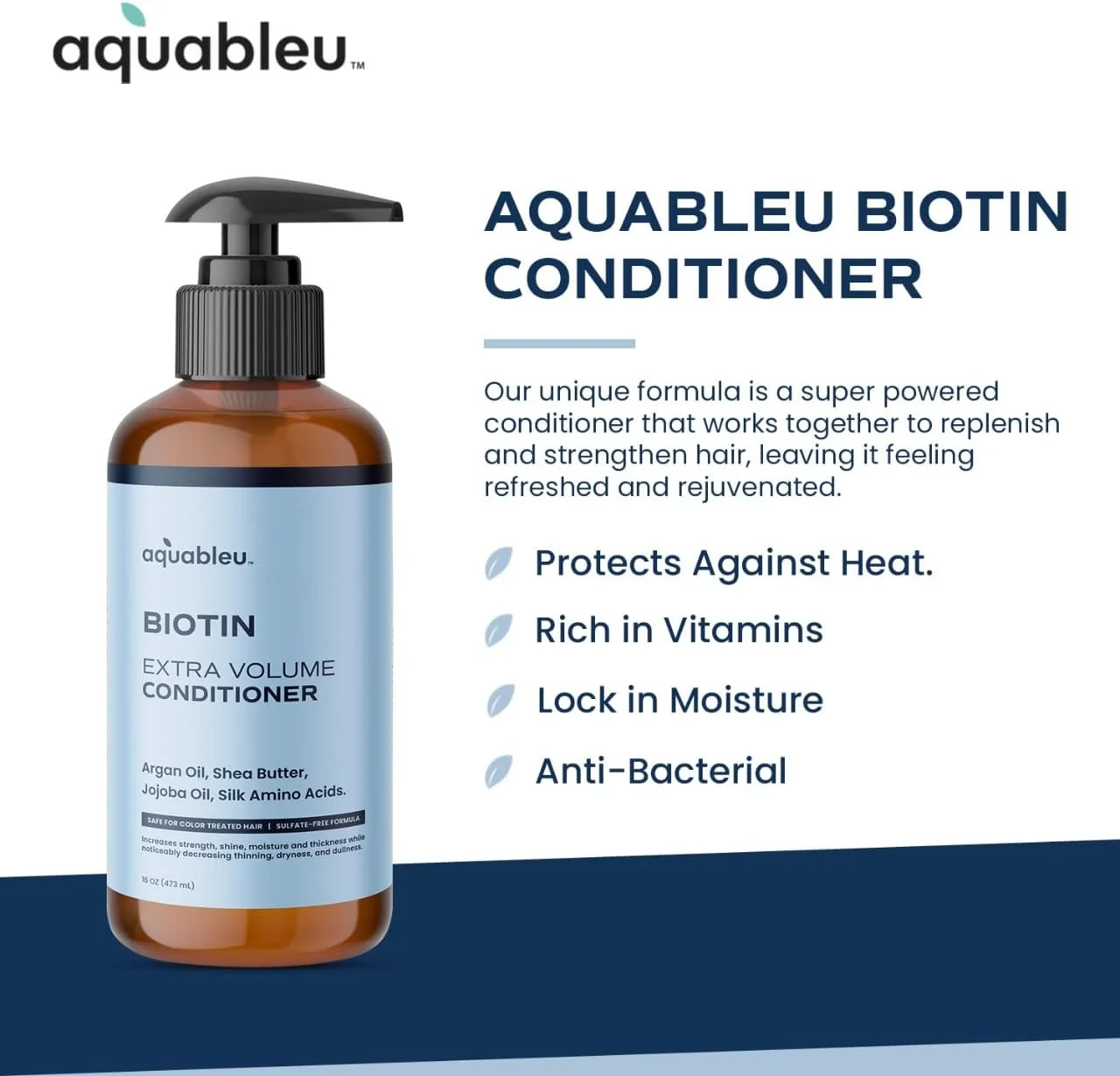 نرم کننده بیوتین آکوابلو - حجم دهنده و ضخیم کننده طبیعی برای موهای پرپشت تر - غنی شده با روغن نارگیل، کراتین، آرگان و جوجوبا - رایحه آواپوهی - بدون سولفات یا پارابن - 470 میلی لیتر نرم کننده بیوتین آکوابلو - حجم دهنده و ضخیم کننده طبیعی برای موهای پرپشت تر - غنی شده با روغن نارگیل، کراتین، آرگان و جوجوبا - رایحه آواپوهی - بدون سولفات یا پارابن - 470 میلی لیتر
