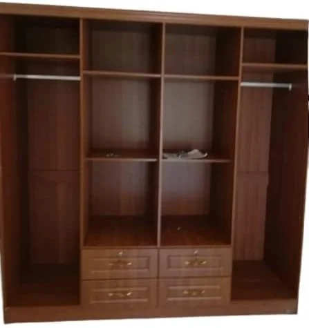 کمد لباس چهار درب Furniture4Us با طراحی شیک، ارتفاع 200 سانتی متر، عرض 200 سانتی متر، عمق 55 سانتی متر (Rabbit Cherry)