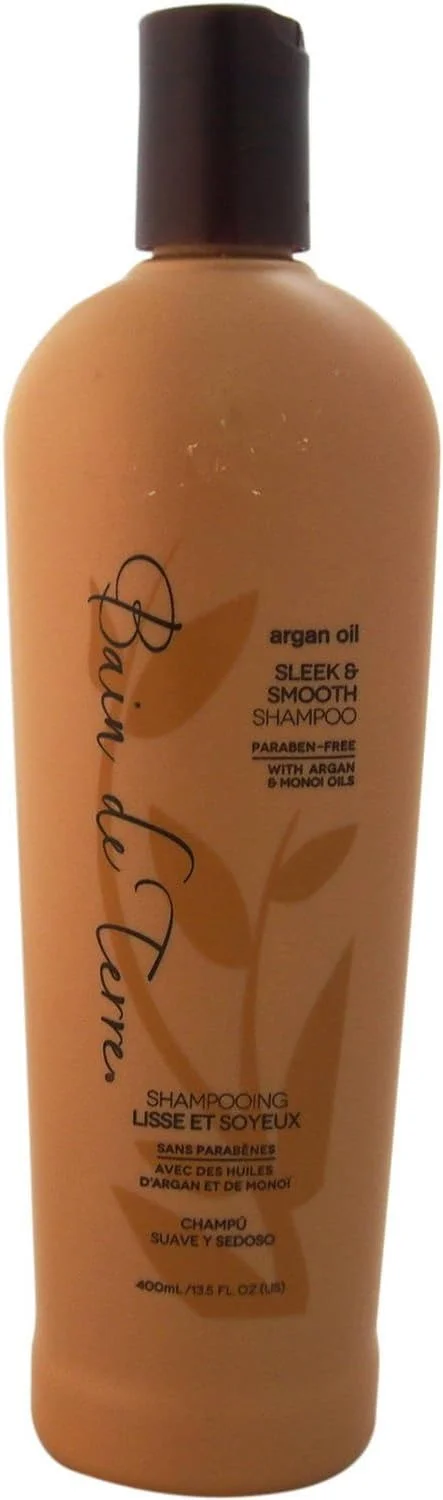 شامپو نرم کننده و صاف کننده مو حاوی روغن آرگان Bain de Terre - مناسب برای آقایان و بانوان - حجم 400 میلی لیتر