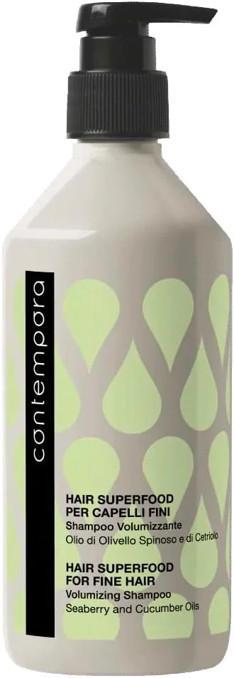 شامپو حجم دهنده مو بارکس - کانتامپورا سوپرفود مو 500 میلی لیتر