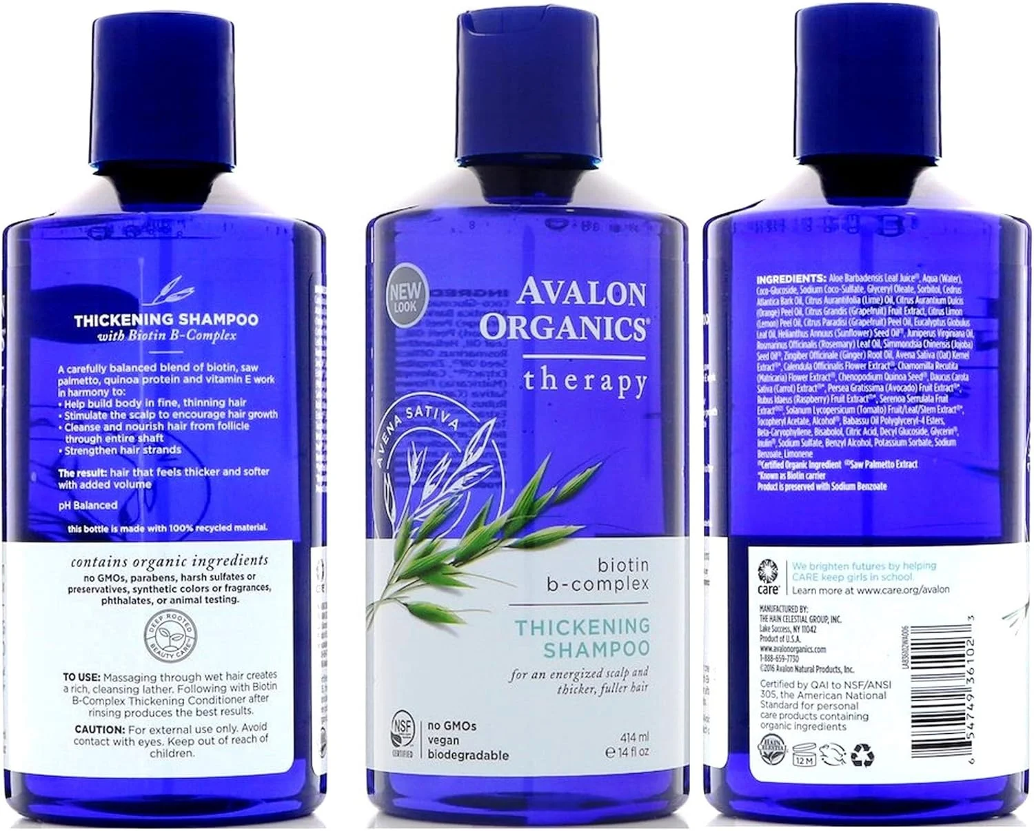 شامپو تقویت کننده و ضخیم کننده مو آوالون ارگانیکس حاوی بیوتین و کمپلکس B حجم 414 میلی لیتر شامپو تقویت کننده و ضخیم کننده مو آوالون ارگانیکس حاوی بیوتین و کمپلکس B حجم 414 میلی لیتر