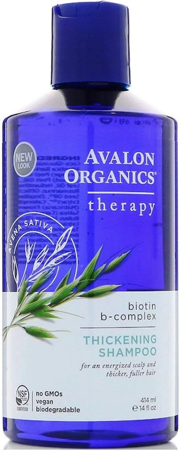 شامپو تقویت کننده و ضخیم کننده مو آوالون ارگانیکس حاوی بیوتین و کمپلکس B حجم 414 میلی لیتر شامپو تقویت کننده و ضخیم کننده مو آوالون ارگانیکس حاوی بیوتین و کمپلکس B حجم 414 میلی لیتر