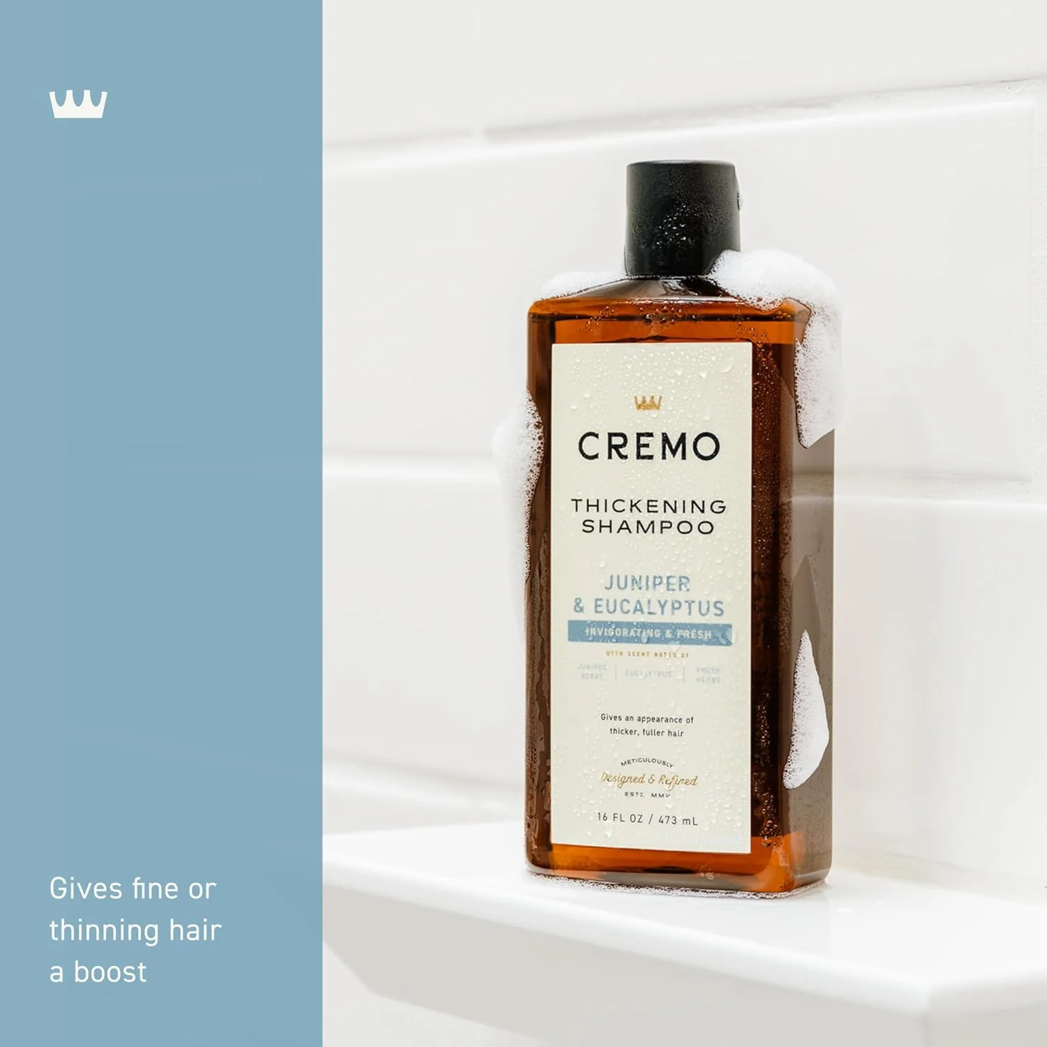 شامپو ضخیم کننده مو کرمو با رایحه سرو کوهی و اکالیپتوس، 473 میلی لیتر