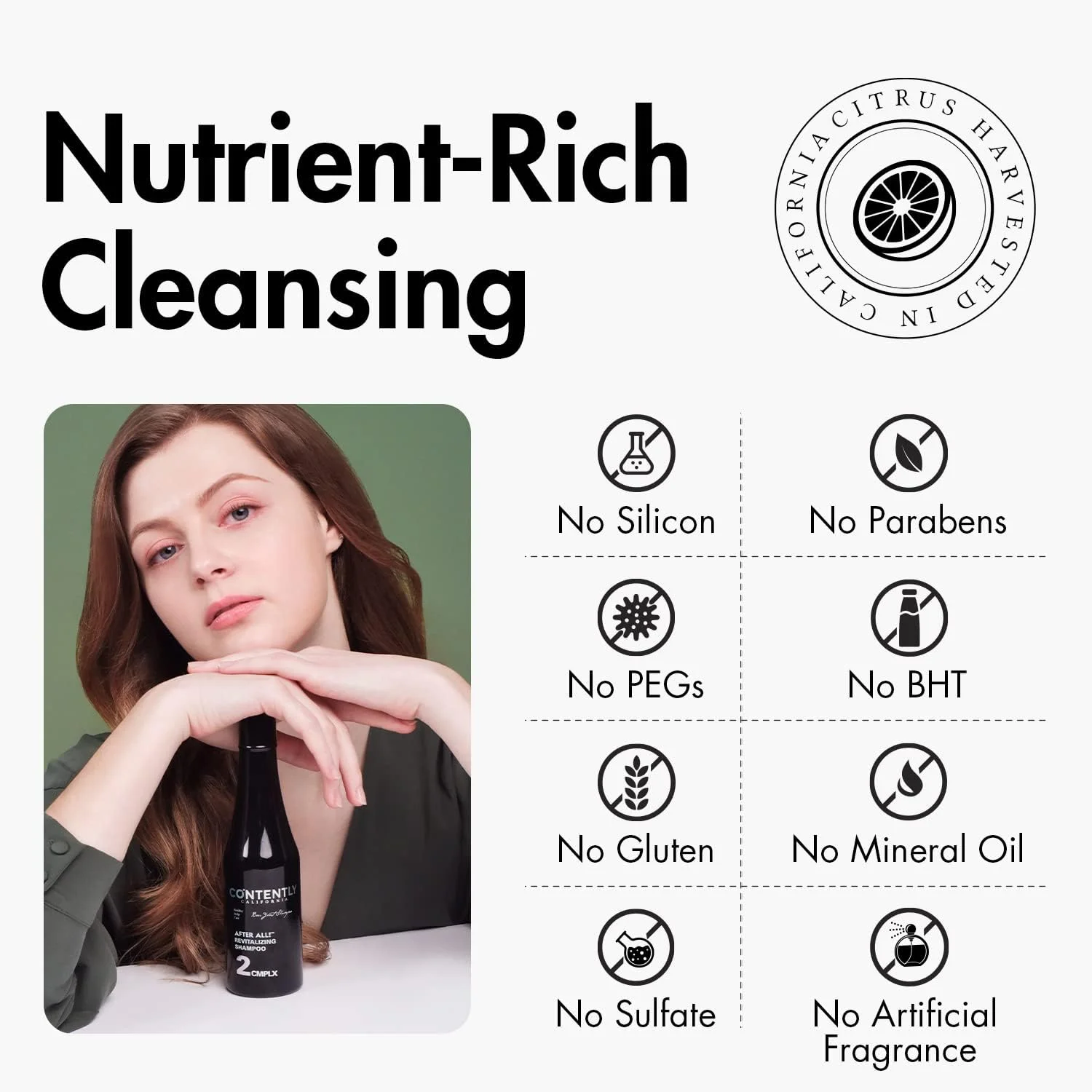 شامپو احیا کننده مو Contently After All! حجم 300 میلی لیتر، شامپو تقویت کننده و حجم دهنده مو و پوست سر، غنی از بیوتین و پروبیوتیک، فاقد پارابن و سیلیکون شامپو احیا کننده مو Contently After All! حجم 300 میلی لیتر، شامپو تقویت کننده و حجم دهنده مو و پوست سر، غنی از بیوتین و پروبیوتیک، فاقد پارابن و سیلیکون