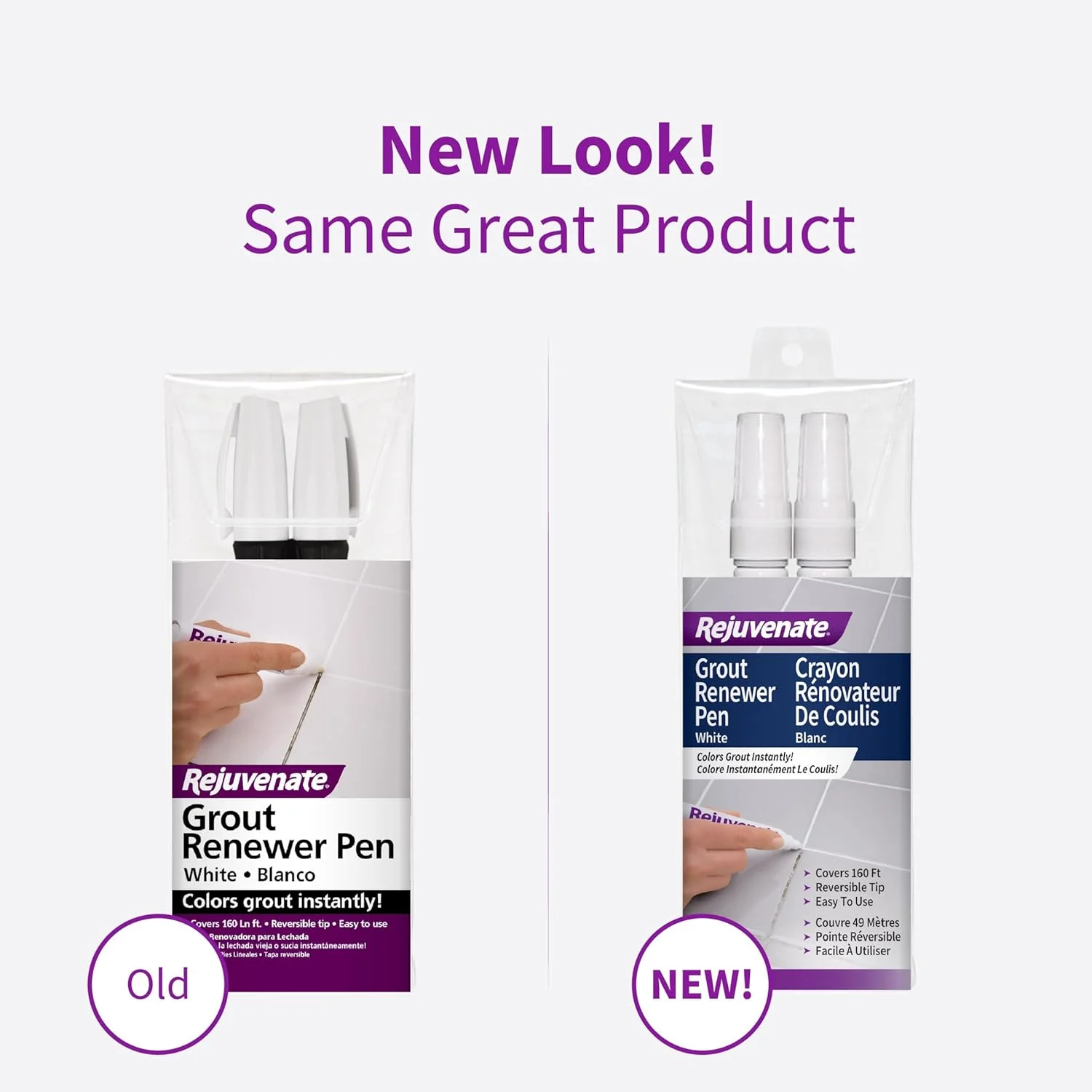 قلم های ترمیم کننده دوغاب سفید ریجوانات - دوغاب های کثیف و لکه دار را در عرض چند دقیقه ترمیم و نوسازی کنید - بسته 2 عددی