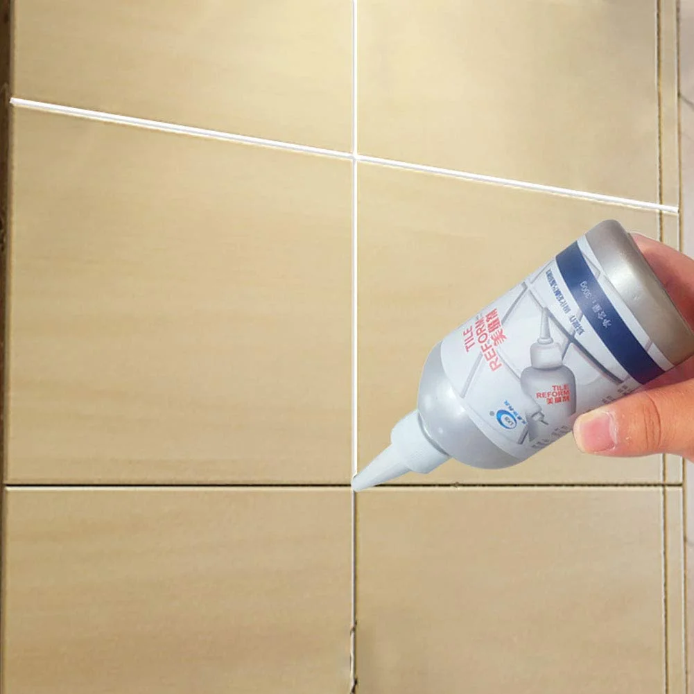 ماده ترمیم کننده و احیا کننده درز کاشی BOLLAER، 280 میلی لیتر، عامل ضد آب برای جایگزینی درز کاشی، پوشش اصلاح کننده کاشی، پاک کننده کپک و درزگیر کاشی