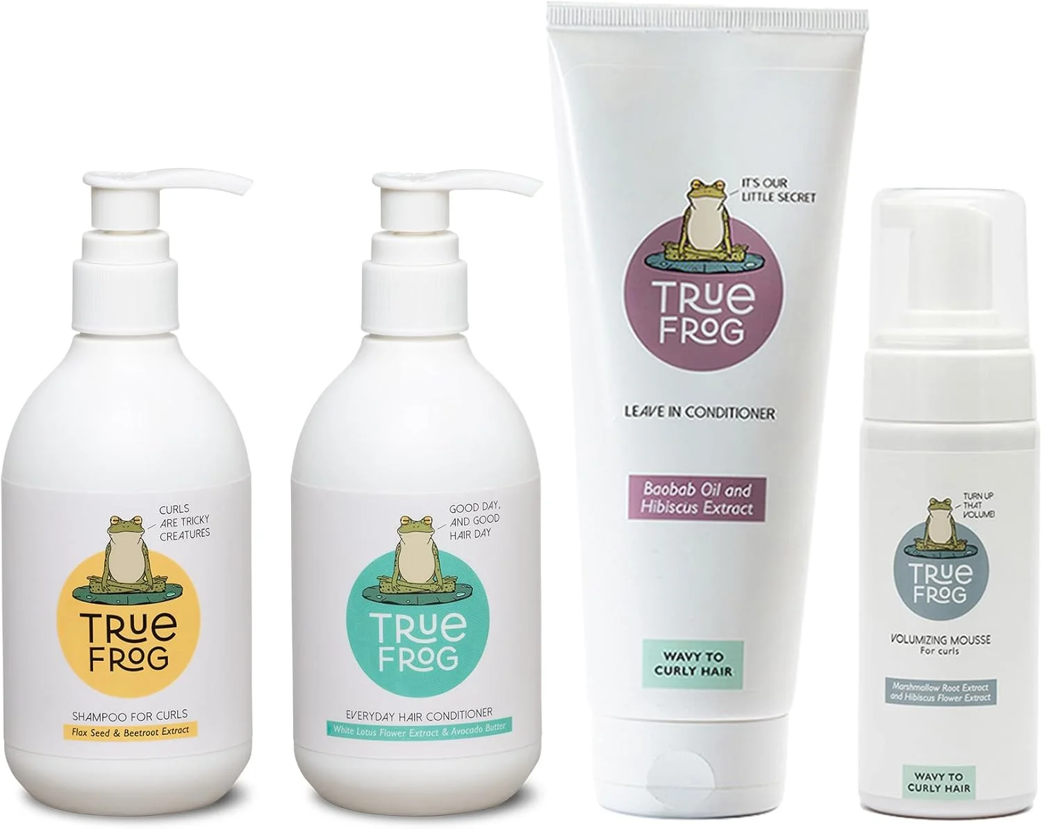 مجموعه مراقبت از فر حجم دهنده True Frog شامل شامپو برای موهای فر - 250 میلی لیتر، نرم کننده موی روزانه - 250 میلی لیتر، نرم کننده موی بعد از حمام - 200 میلی لیتر و موس حجم دهنده - 150 میلی لیتر - (بسته ترکیبی 4 عددی) مجموعه مراقبت از فر حجم دهنده True Frog شامل شامپو برای موهای فر - 250 میلی لیتر، نرم کننده موی روزانه - 250 میلی لیتر، نرم کننده موی بعد از حمام - 200 میلی لیتر و موس حجم دهنده - 150 میلی لیتر - (بسته ترکیبی 4 عددی)