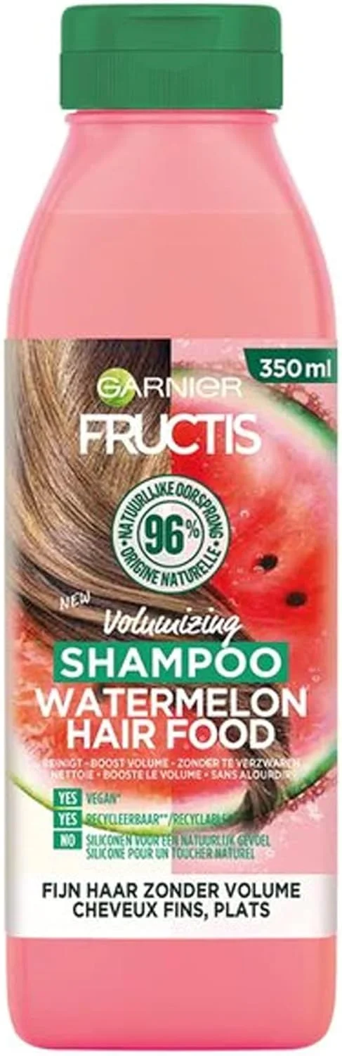 شامپو حجم دهنده مو گارنیه Fructis با رایحه هندوانه، 350 میلی لیتر