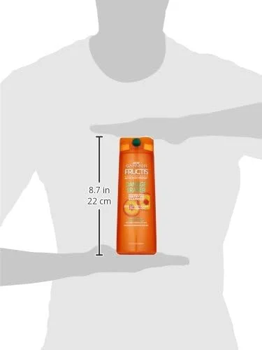 شامپو ترمیم کننده موهای آسیب دیده Garnier Fructis، مناسب موهای تحت فشار و آسیب دیده، 370 میلی لیتر شامپو ترمیم کننده موهای آسیب دیده Garnier Fructis، مناسب موهای تحت فشار و آسیب دیده، 370 میلی لیتر