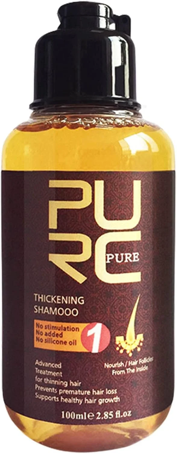 شامپو زنجبیل برای جلوگیری از ریزش مو - شامپو زنجبیل برای رشد مو، شامپو ضخیم کننده مو زنجبیل برای زنان و مردان، شامپو طبیعی برای موهای رنگ شده