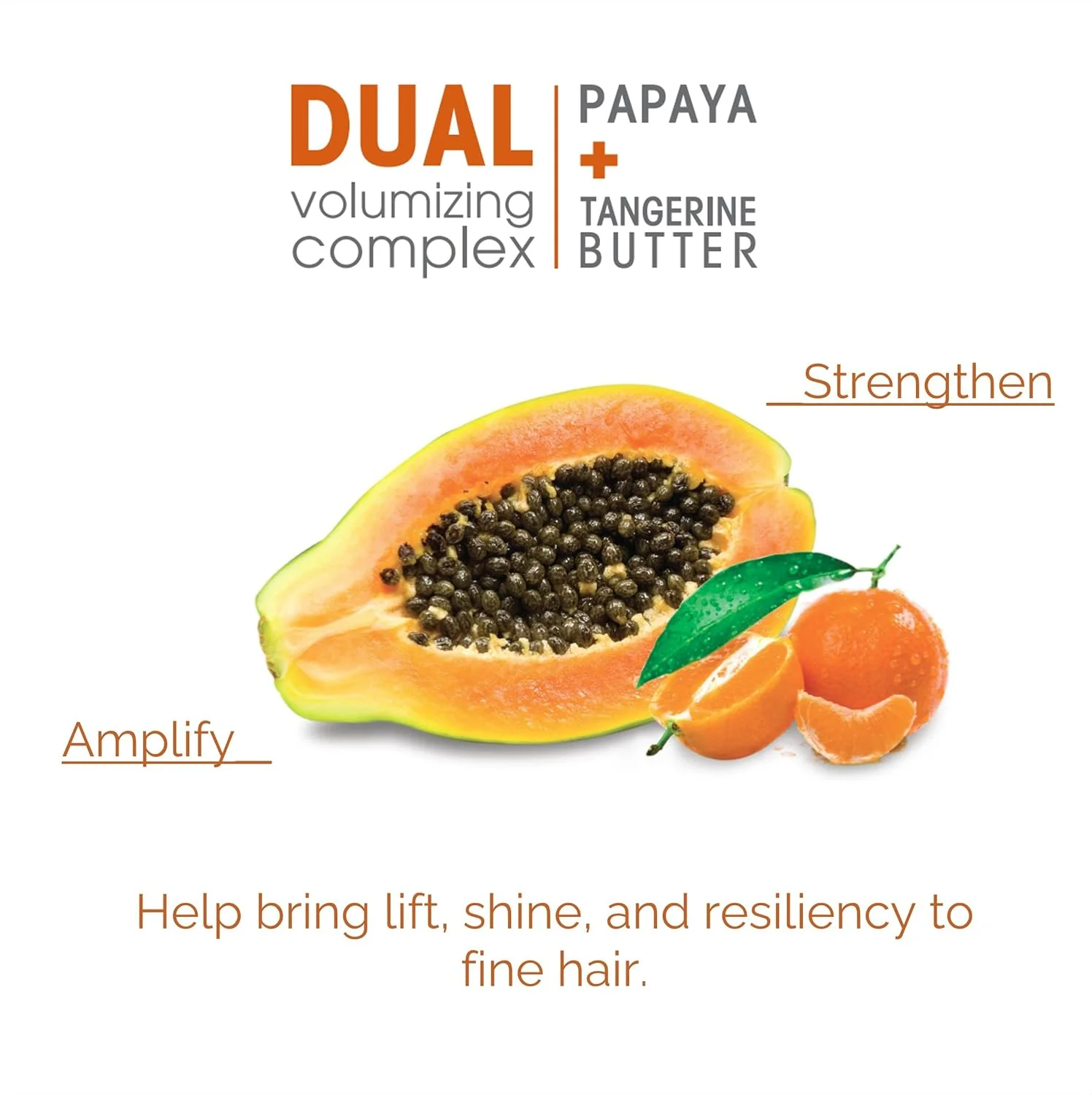 شامپو حجم دهنده فوق العاده جیووانی 2chic - فرمول حجم دهنده روزانه با کره پاپایا و نارنگی، کنترل بدون وزن را برای موهای نازک و کم حجم افزایش می دهد، بدون پارابن، محافظ رنگ - 710 میلی لیتر