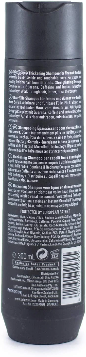 شامپو ضخیم کننده مو گلدول Dual Senses مخصوص آقایان 300 میلی لیتر