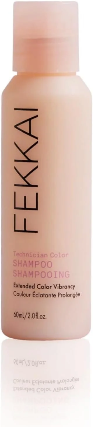 شامپو تثبیت کننده رنگ مو فککای تکنسین کالر - 59 میلی لیتر - افزایش شادابی موهای رنگ شده - فاقد سولفات، پارابن، فتالات - وگان، بدون تست حیوانی