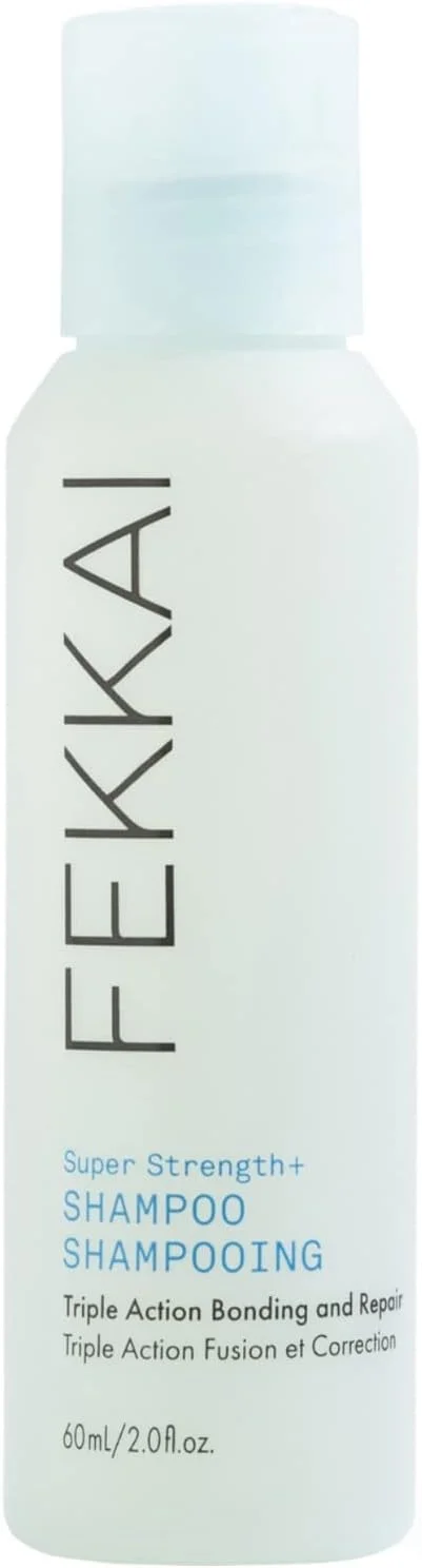 شامپو تقویت کننده پروتئینی موهای فوق العاده قوی Fekkai - حجم 59 میلی لیتر - پیوند می دهد، ترمیم می کند و محافظت می کند تا موها 3 برابر قوی تر شوند - فاقد سولفات، پارابن، فتالات - وگان، بدون تست حیوانی