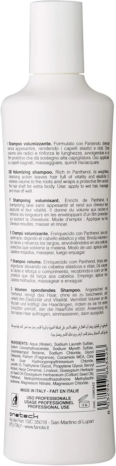 شامپو حجم دهنده مو فانولا - 350 میلی لیتر، چند رنگ