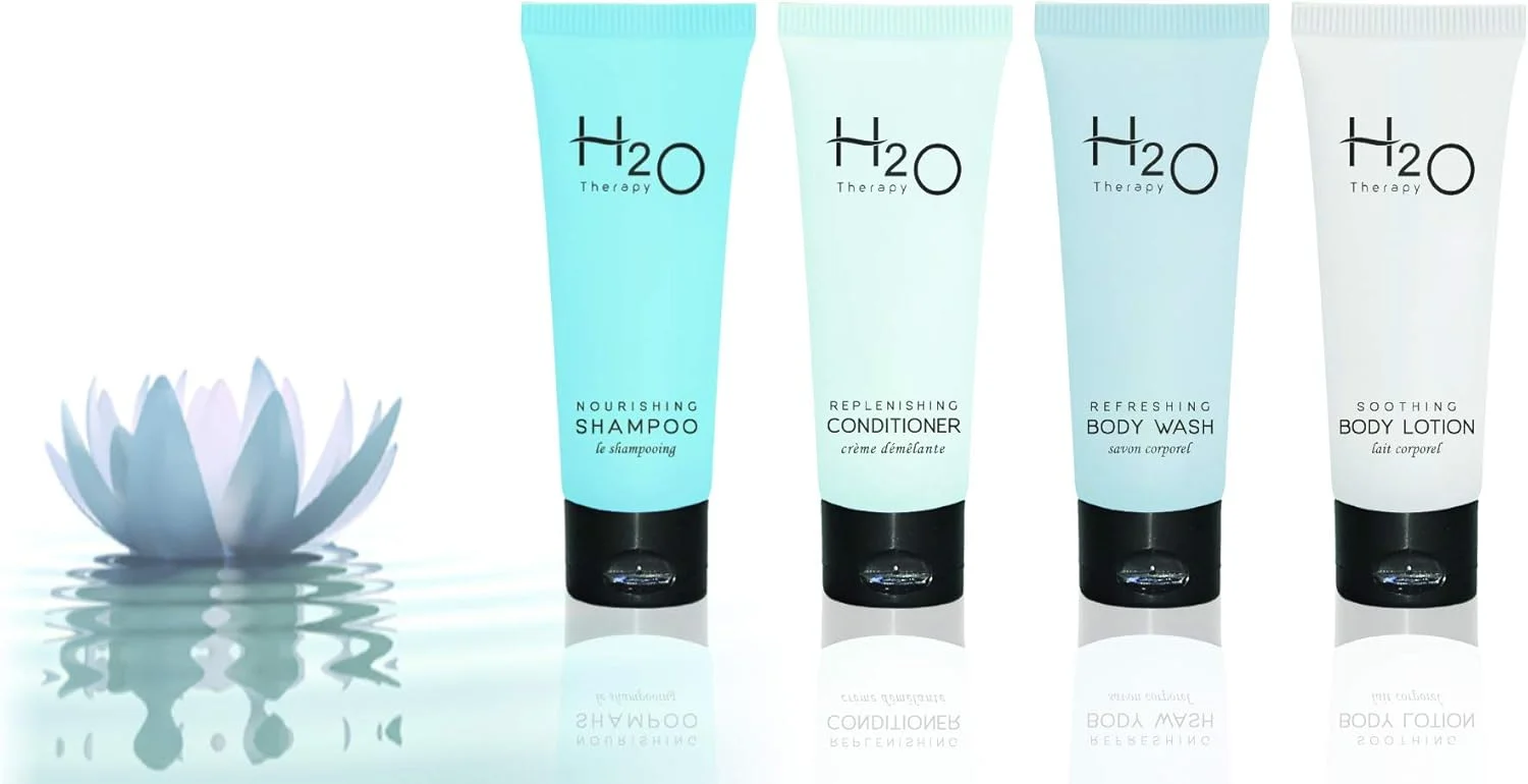 شامپو درمانی H2O، اندازه مسافرتی هتلی، 30 میلی لیتر (بسته 300 عددی)