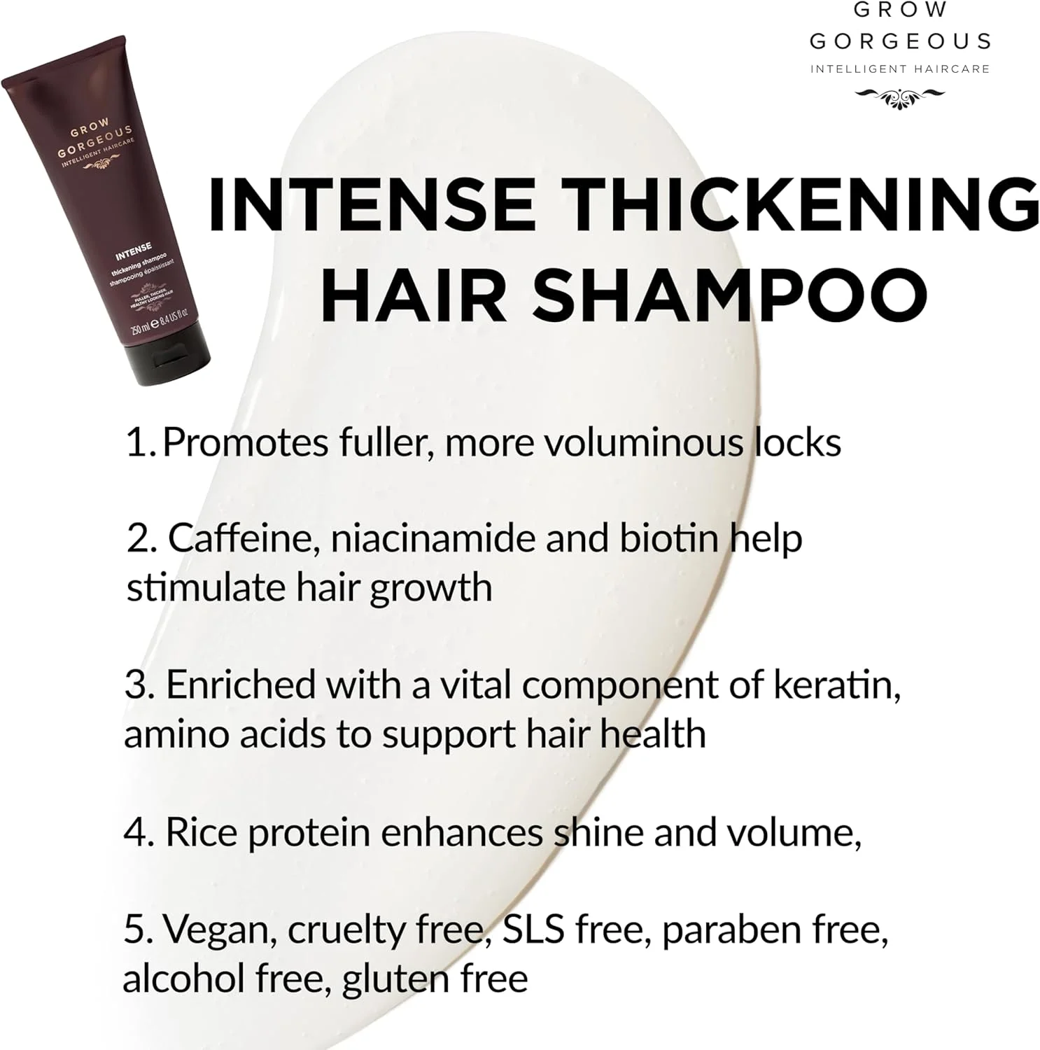 شامپو ضخیم کننده قوی گرو گورجس سایز بزرگ