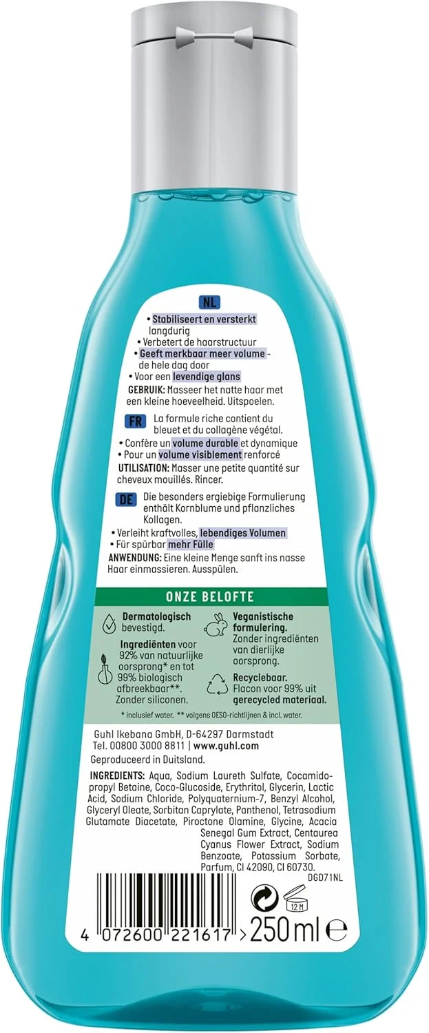 شامپو حجم دهنده ماندگار Guhl - 250 میلی لیتر