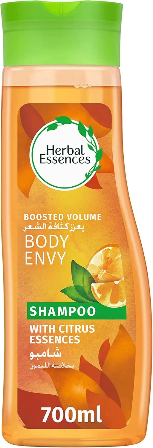 شامپو حجم دهنده سبک Herbal Essences Body Envy با عصاره مرکبات برای موهای نازک و ظریف، 700 میلی لیتر