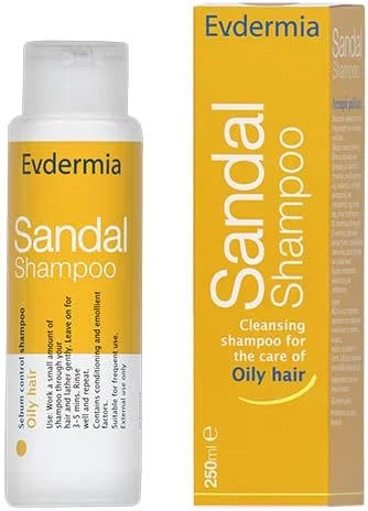 شامپو رشد مو Evdermia Sandal | درمان ضخیم کننده موی ممتاز برای زنان و مردان با ترکیبی قوی و منحصر به فرد از مواد موثر | دستیابی به نتایج قابل مشاهده در یک دوره کوتاه 250 میلی لیتر