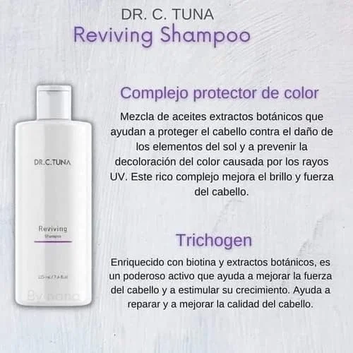 شامپو احیا کننده دکتر سی تونا فارماسی، حجم دهنده و ضخیم کننده، حاوی بیوتین برای آقایان و بانوان، پشتیبانی از رشد و تقویت مو، 225 میلی لیتر