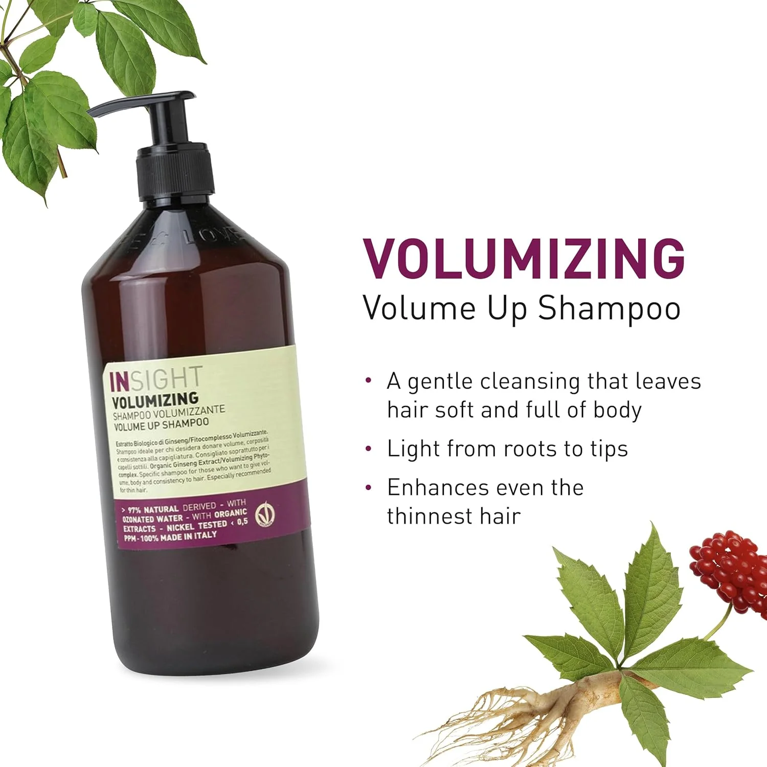 شامپو حجم دهنده اینسایت، 900 میلی لیتر