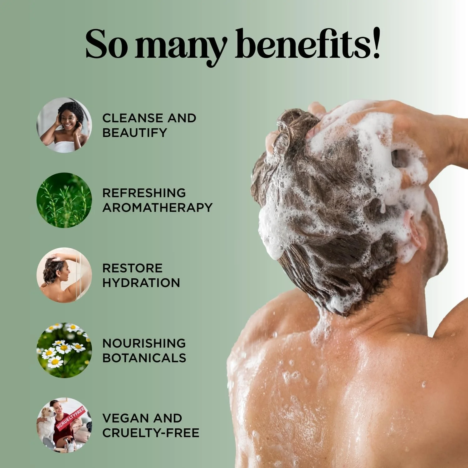 شامپو مرطوب کننده درخت چای و نعناع HONEYDEW با نعناع ارگانیک و روغن جوجوبا (236 میلی لیتر) - محافظ رنگ مو، بدون سولفات، مناسب کودکان، زنان و مردان - محصولات ساخت آمریکا