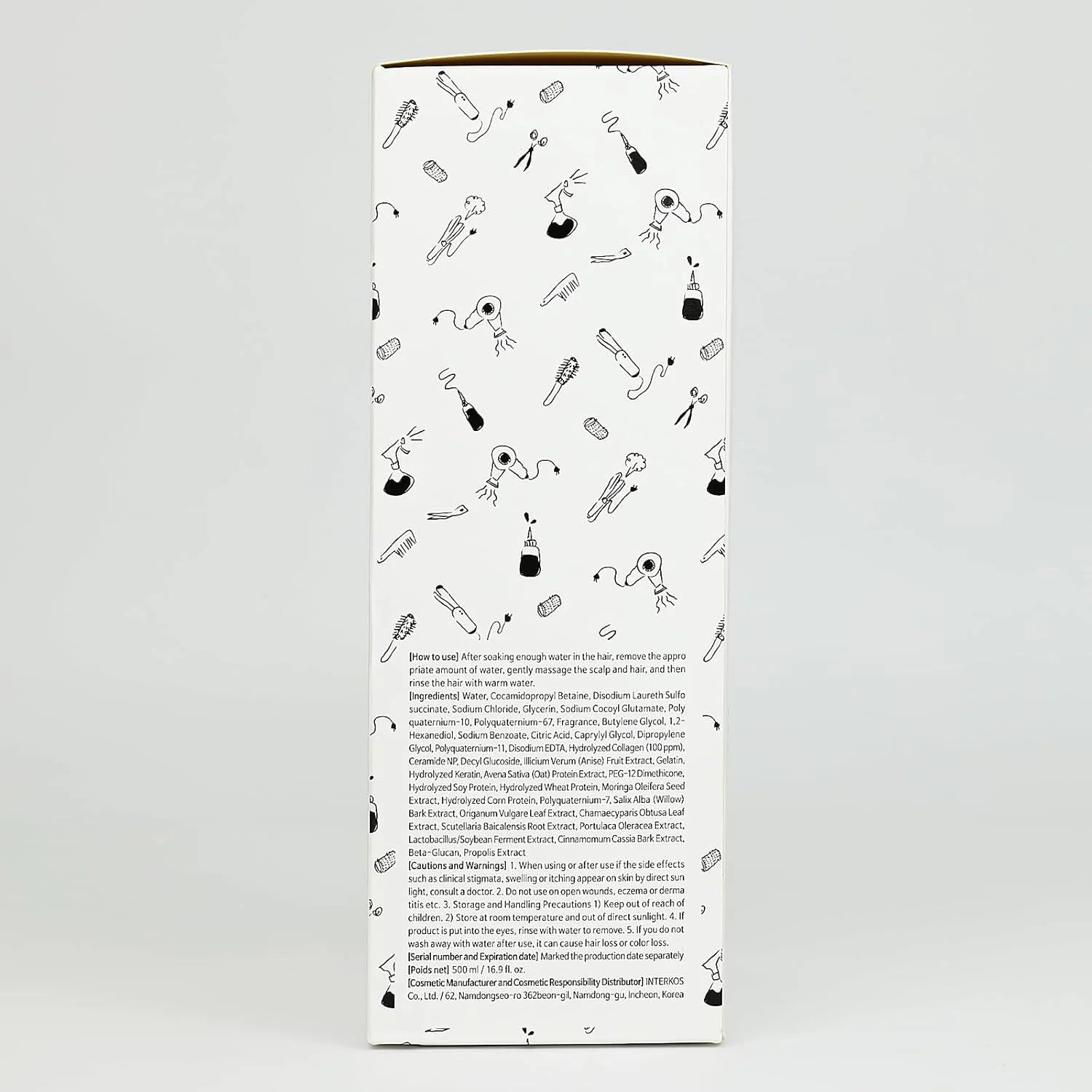 شامپو موی عضلانی با پوشش کلاژن الیزاوکا CER-100 A+، 500 میلی لیتر