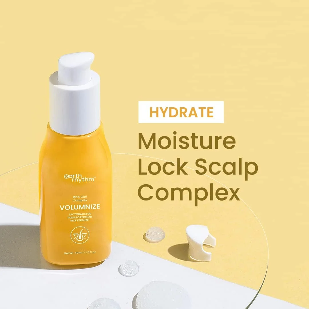 کمپلکس فر کننده مو برنج Earth Rhythm - حجم دهنده - 40 میلی لیتر