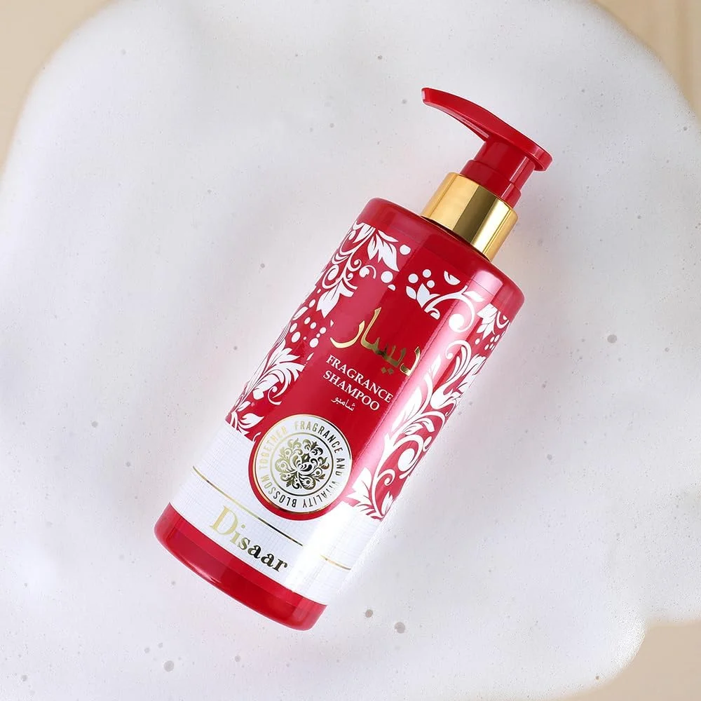 شامپو معطر دیسارو حاوی رتینول و روغن جوجوبا، 300 میلی لیتر، کنترل چربی و حجم دهنده