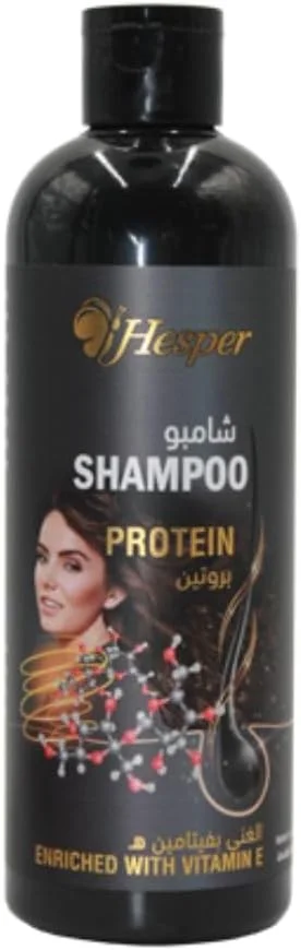 شامپو پروتئینه هسپر با ویتامین E، مشکی، فرمول مغذی مراقبت از مو