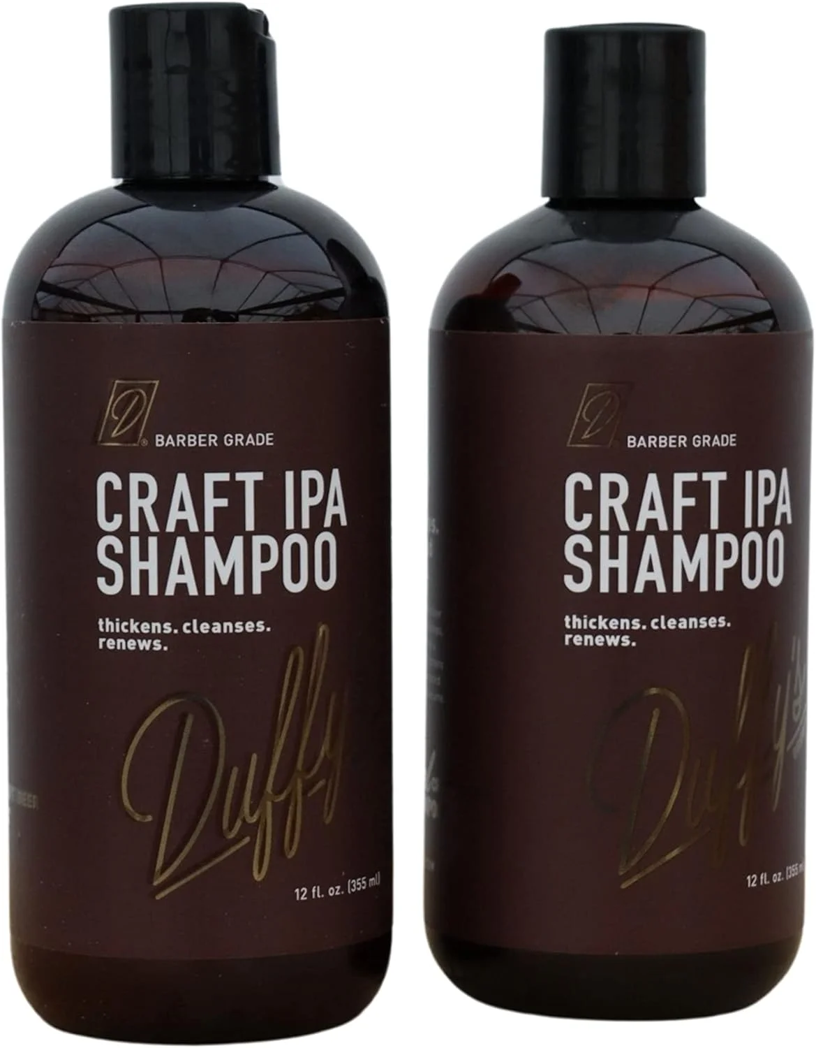 شامپو آبجو دافی، بسته 2 عددی مراقبت از مو ساخته شده با آبجو IPA ممتاز، شامپو مو که تغذیه می کند، ضخیم می کند و برای موهای رنگ شده ایمن است