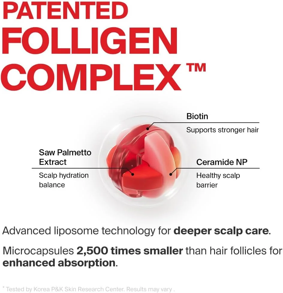 شامپو تقویت کننده و حجم دهنده مو دکتر فور هیر Bio-3 Folligen حجم 500 میلی لیتر | احیا کننده و مرطوب کننده