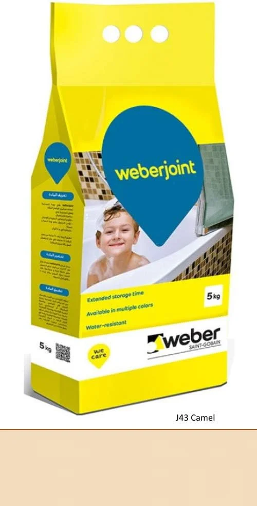 پودر بندکشی کاشی پیش مخلوط سیمانی رویال اپکس Weber - رنگ های متنوع (شتری)