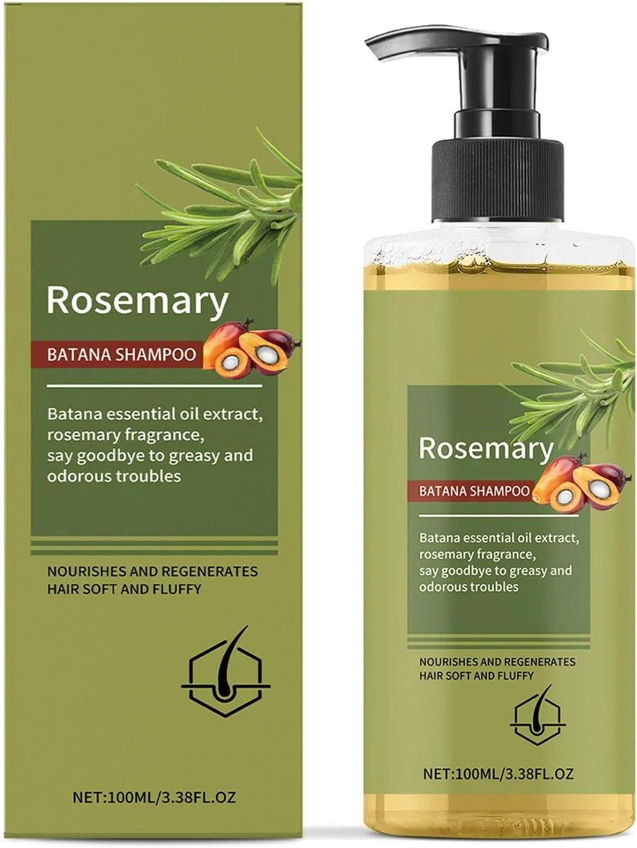 شامپو رزماری برای رشد مو، شامپو ضد ریزش مو، تقویت کننده موهای نازک و خشک، 100 میلی لیتر