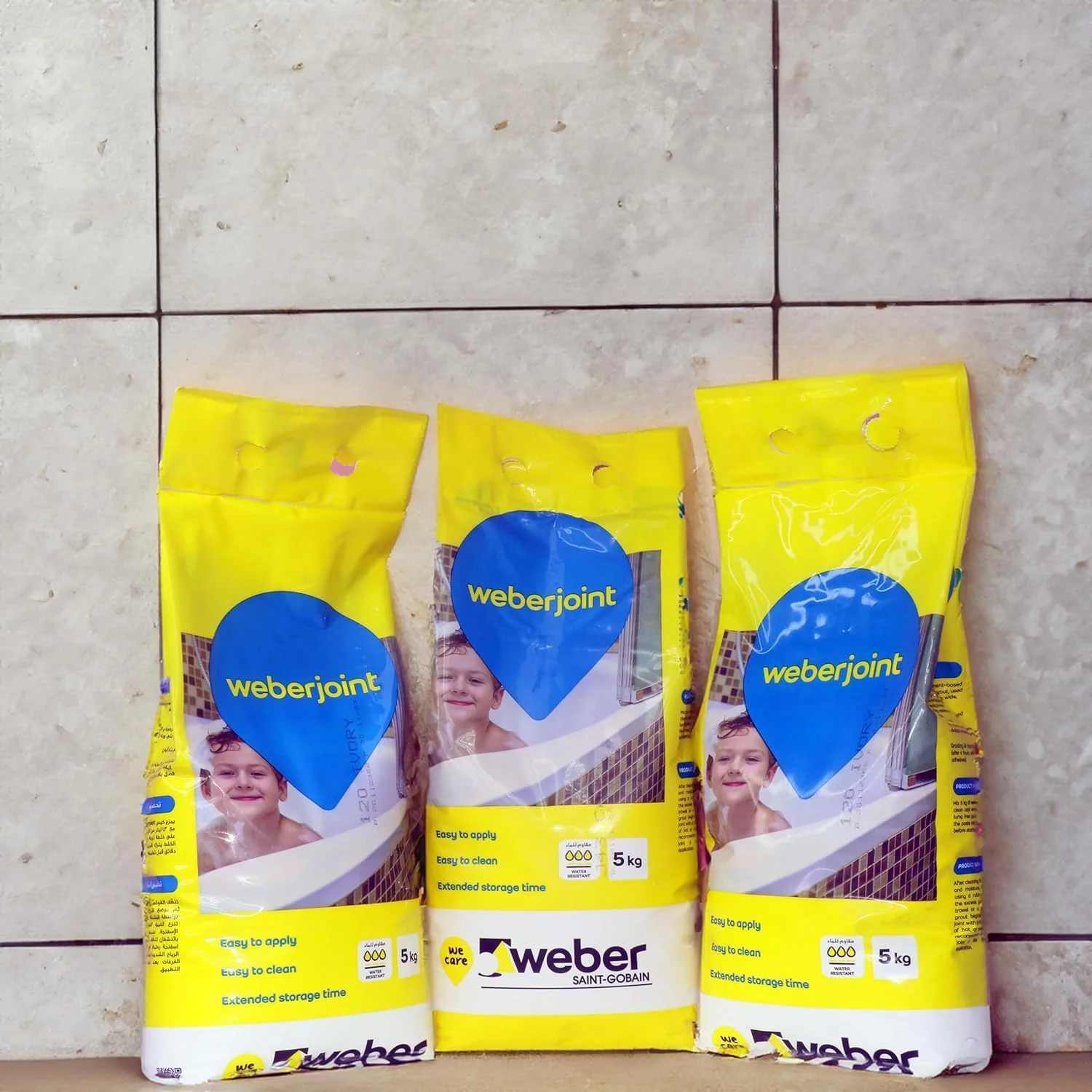 پودر بندکشی کاشی و سرامیک پیش مخلوط بر پایه سیمان Weber - رنگ های متنوع (خاکستری روشن) پودر بندکشی کاشی و سرامیک پیش مخلوط بر پایه سیمان Weber - رنگ های متنوع (خاکستری روشن)